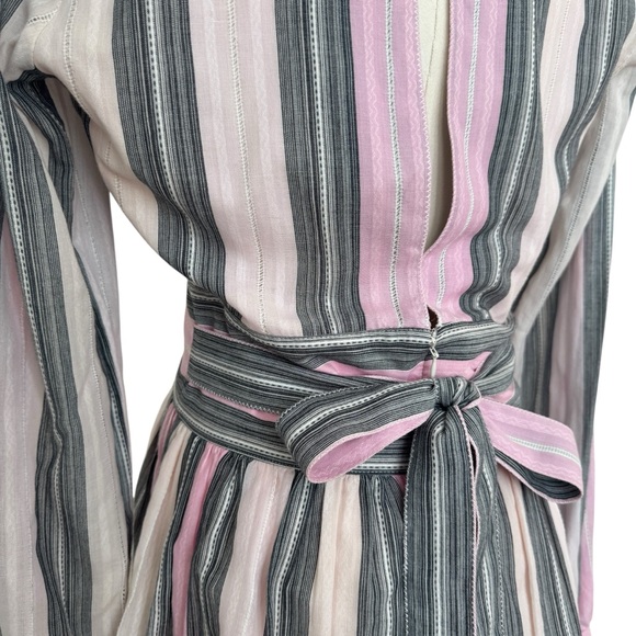 Robert Rodriguez Long Sleeve Pink and Gray Dress - Picture 12 of 16